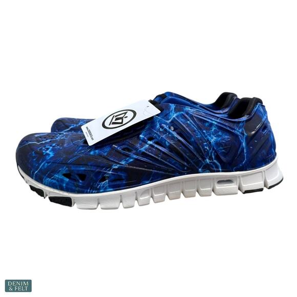 CrossKix APX Mossy Oak Elements Agua Blue Closed Toe Water/Boat Shoes Men 13 - Picture 6 of 10